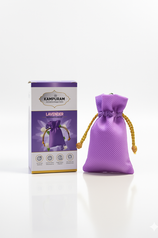 Kampuram Organic Air Freshener – Lavender Aroma Herbal Pouch