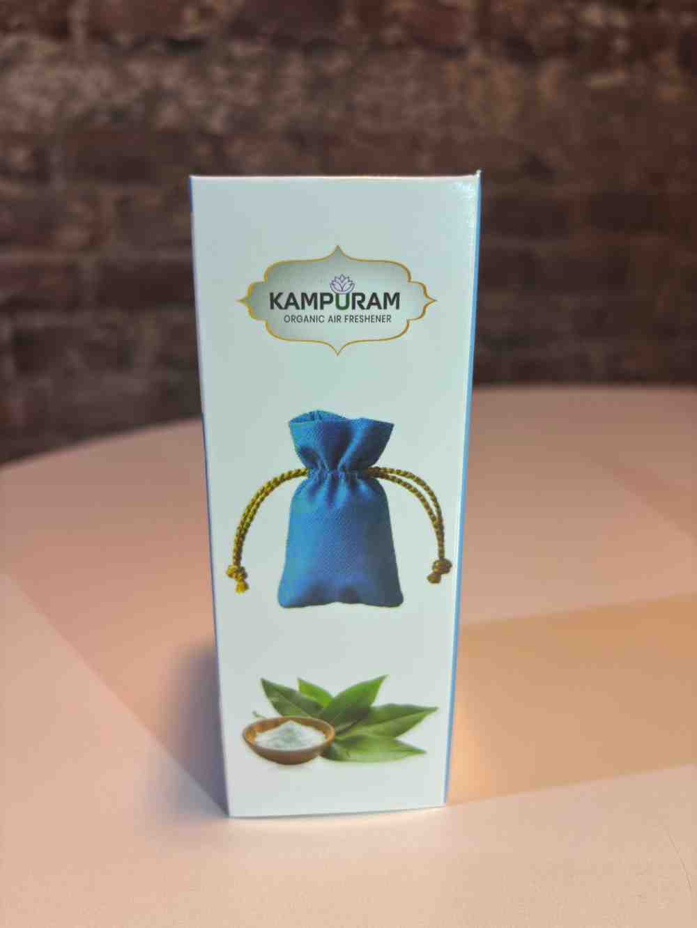 Kampuram Pure Organic Camphor Air Freshener – Herbal Pouch