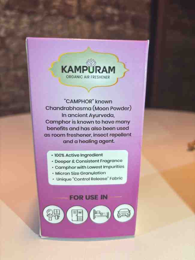Kampuram Organic Air Freshener – Rose Aroma Herbal Pouch
